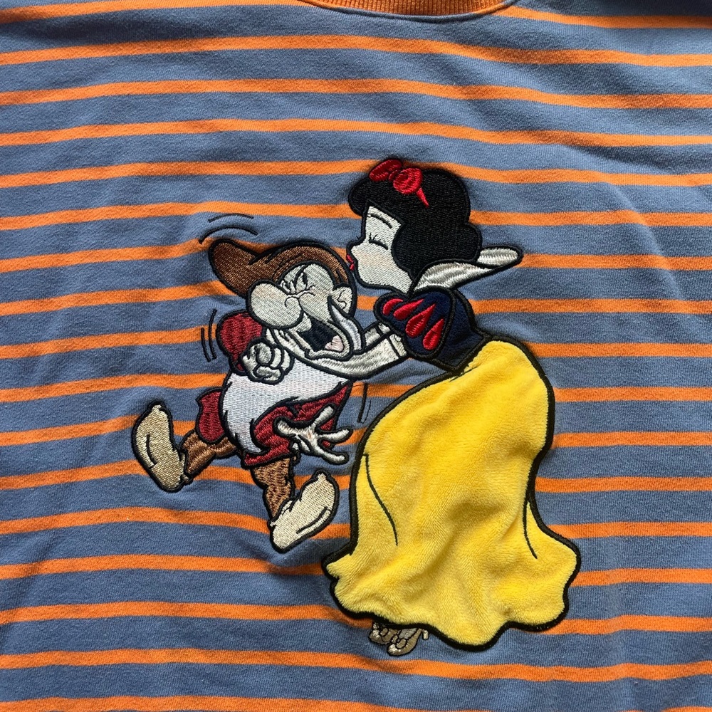 Striped Kids Shirt with Cartoon Design